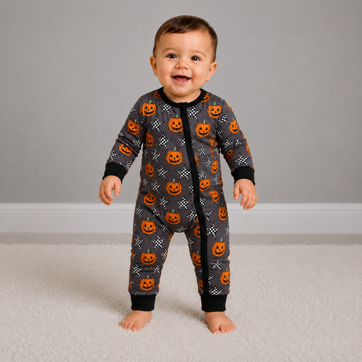 Pumpkin Chaos Romper