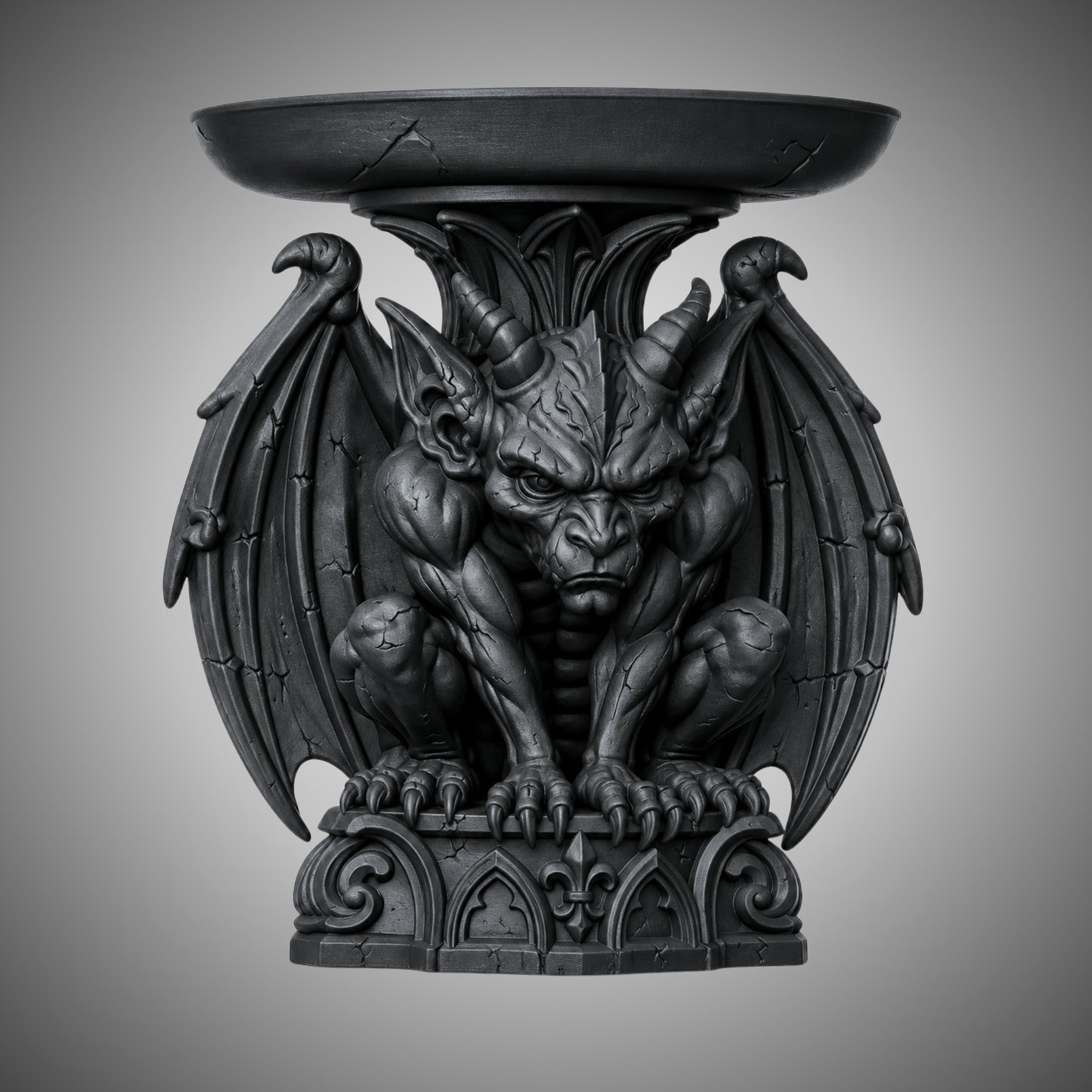 Gargoyle Candle Holder