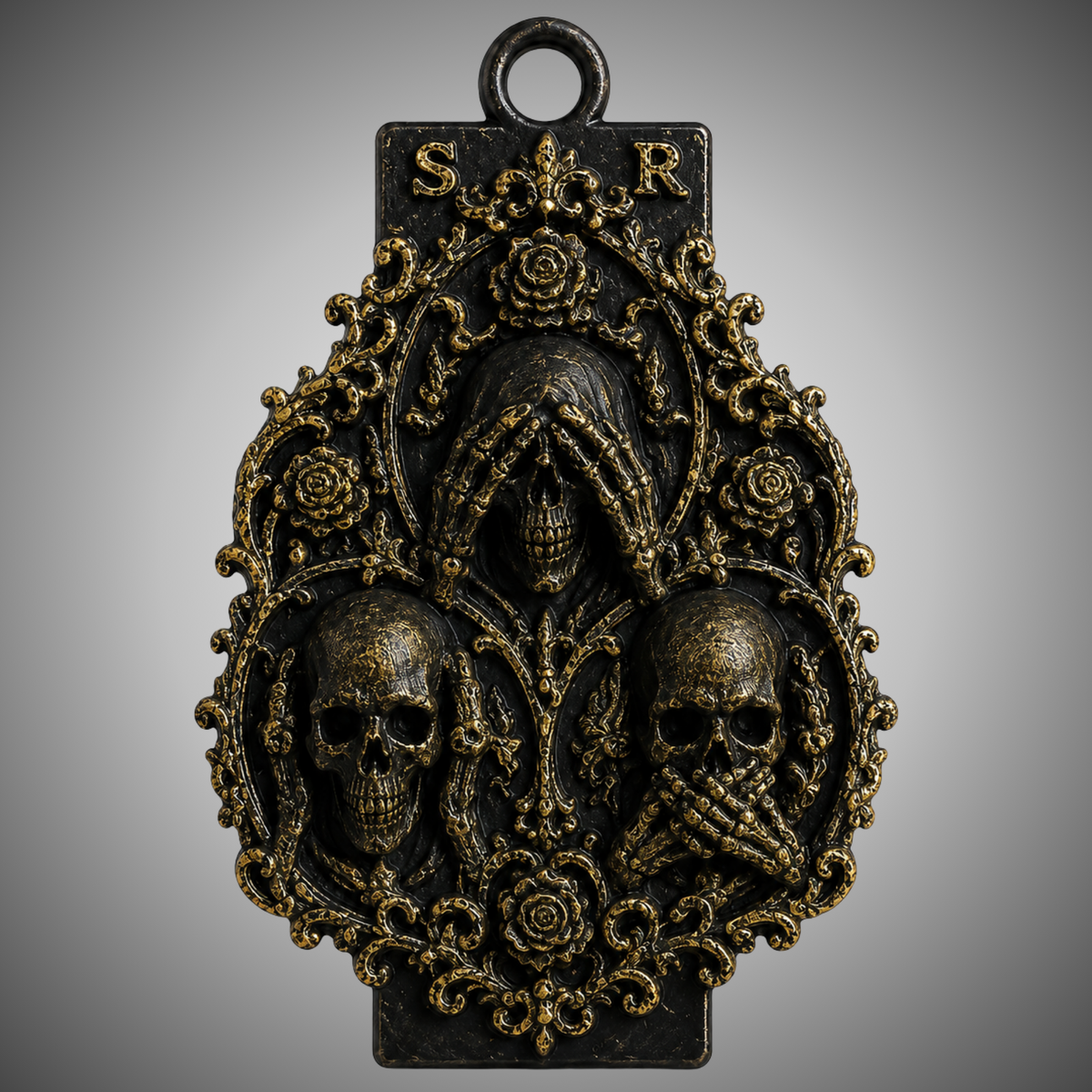 No Evil- Nail Saver Keychain