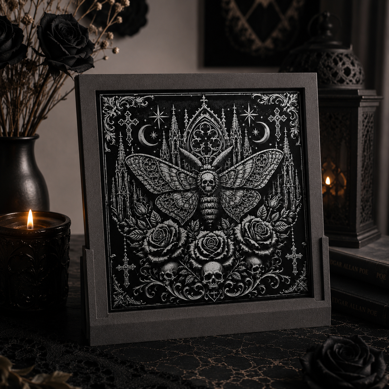 Moth Of Abyss - Wall Plaque