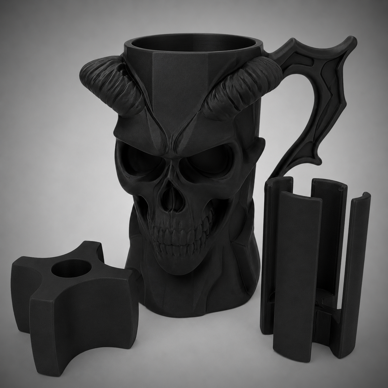 Longhorn Demon Can Holder Mug