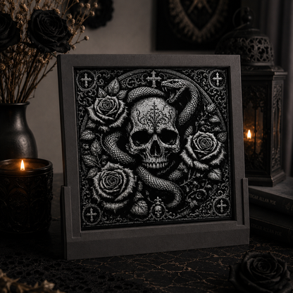 Serpent & Rose - Wall Art