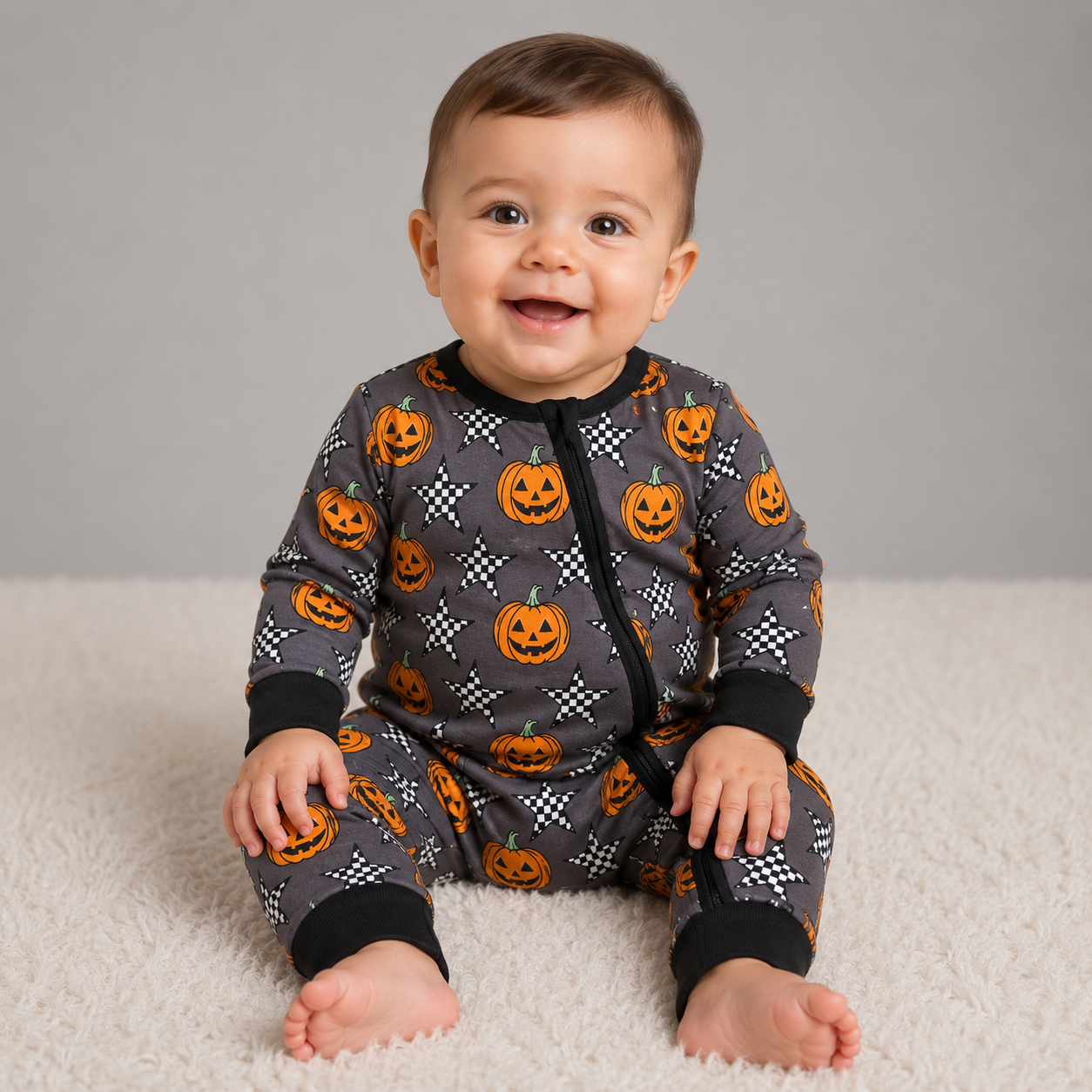 Pumpkin Chaos Romper