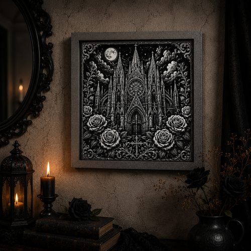 Cathedral Nocturne - Wall Plaque