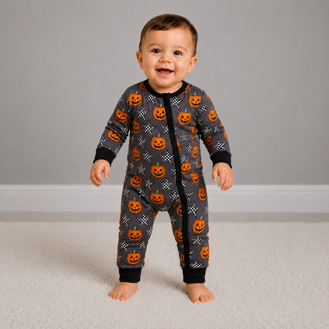 Pumpkin Chaos Romper