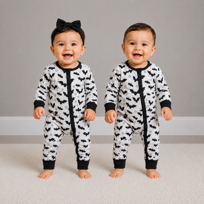 Midnight Mischief Zip Romper