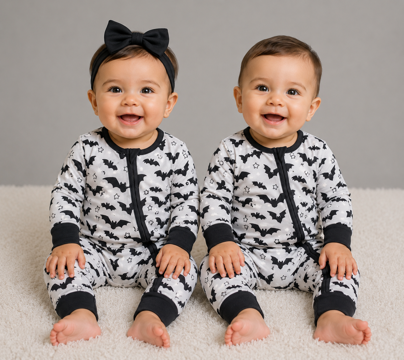 Midnight Mischief Zip Romper