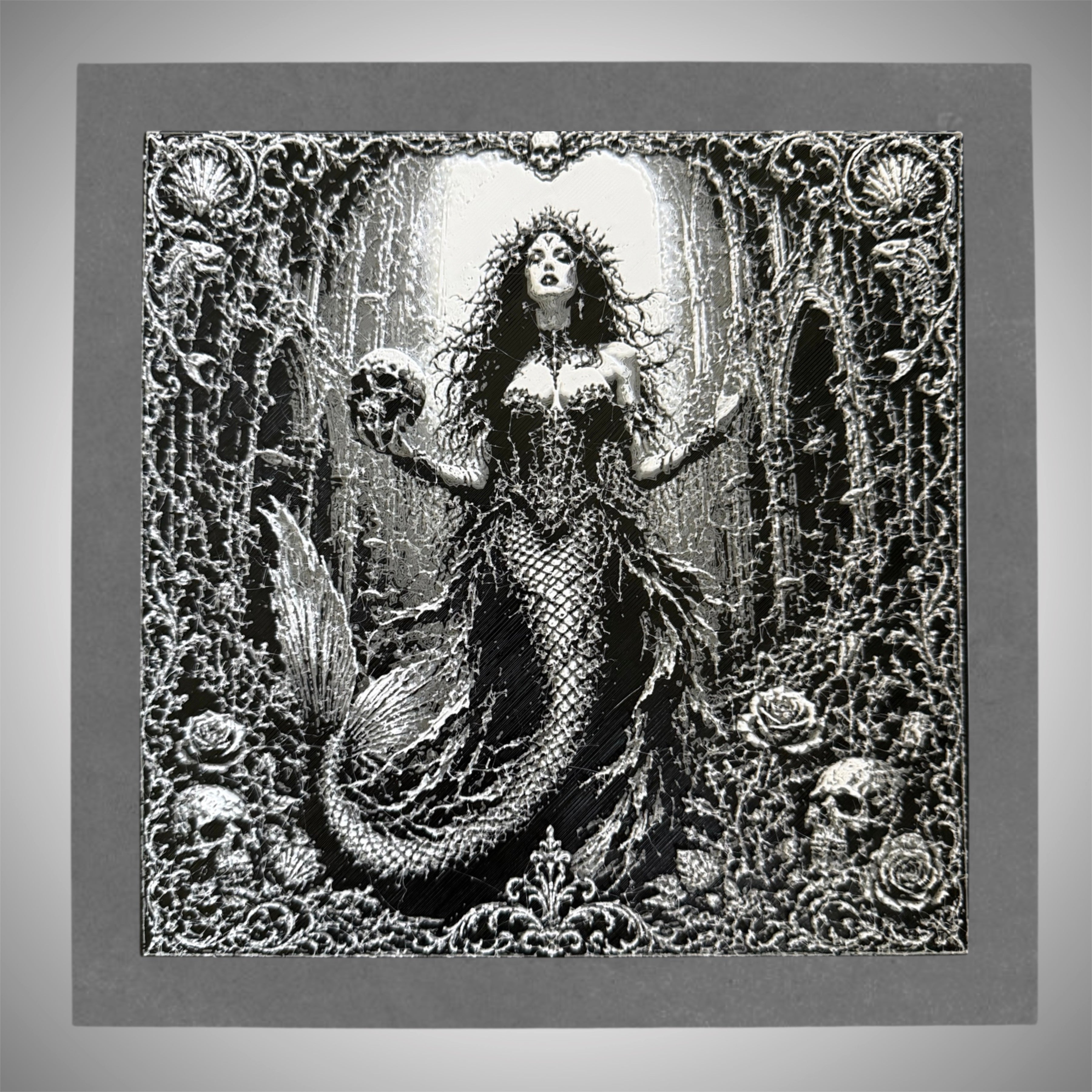 Macabre Mermaid Siren Song - Wall Plaque