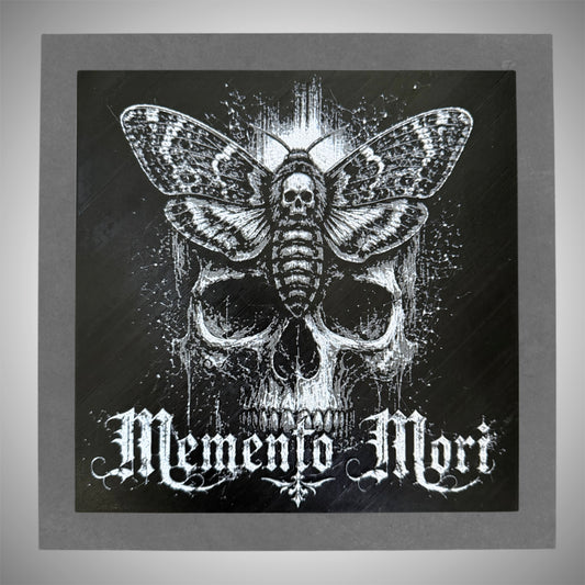 Memento Mori Death Moth - Wall Plaque