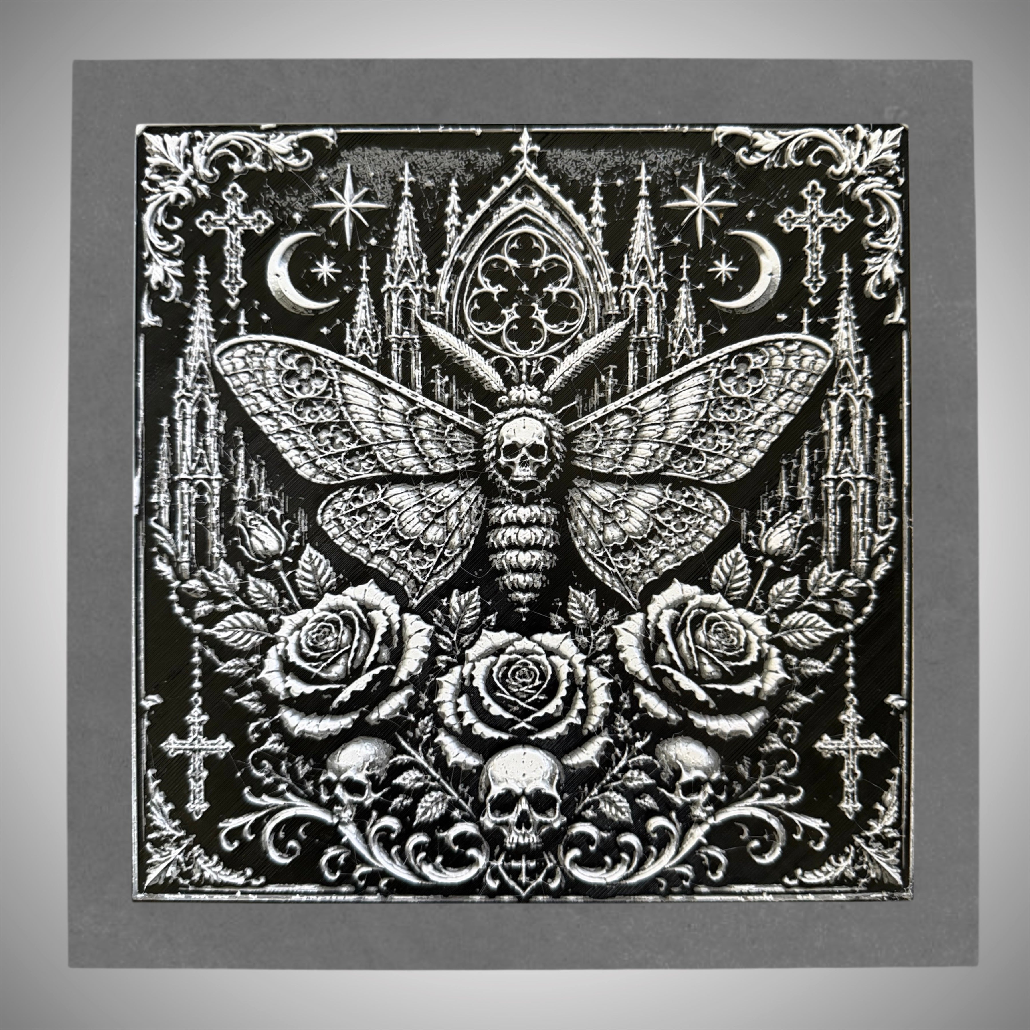 Moth Of Abyss - Wall Plaque