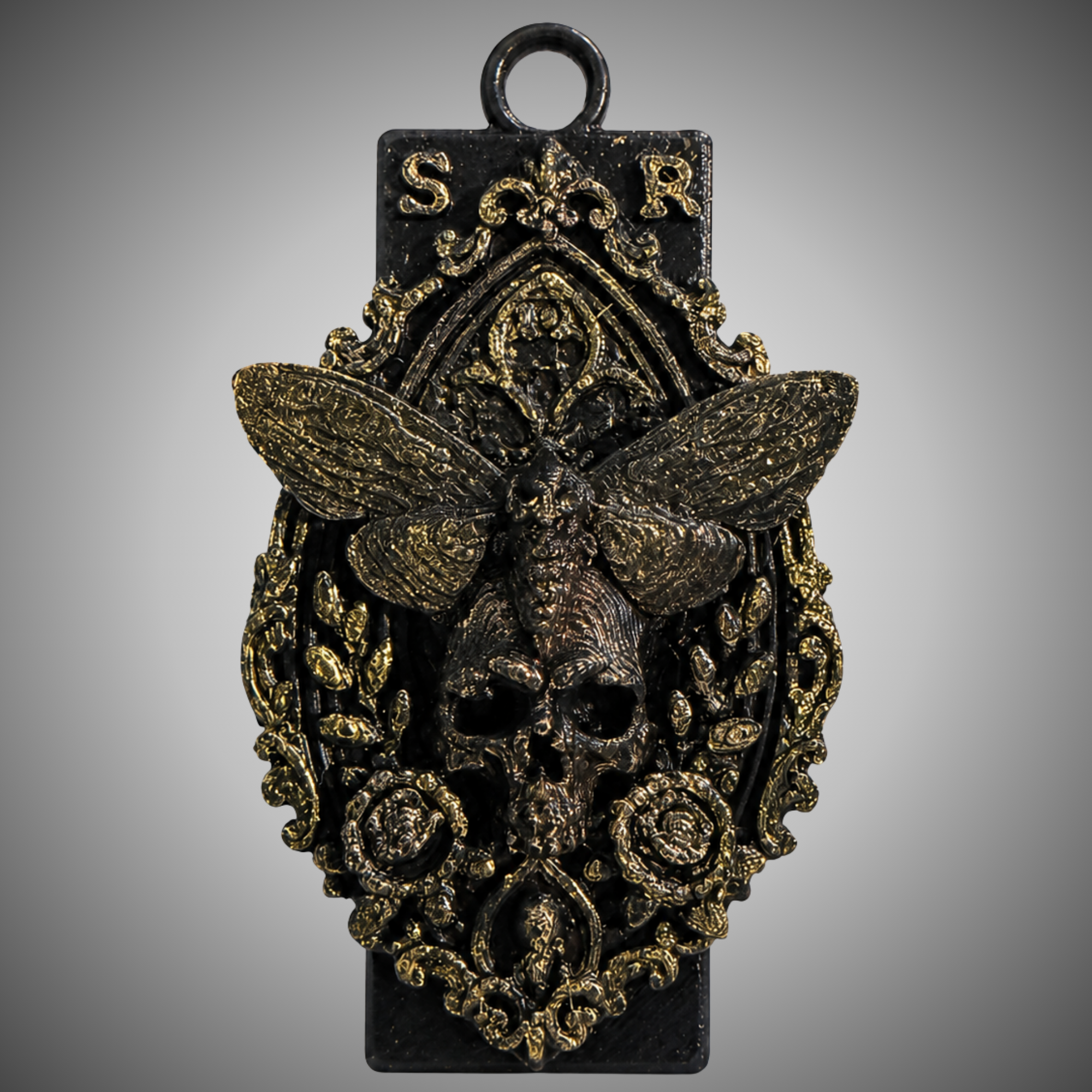 Death Moth- Nail Saver Keychain