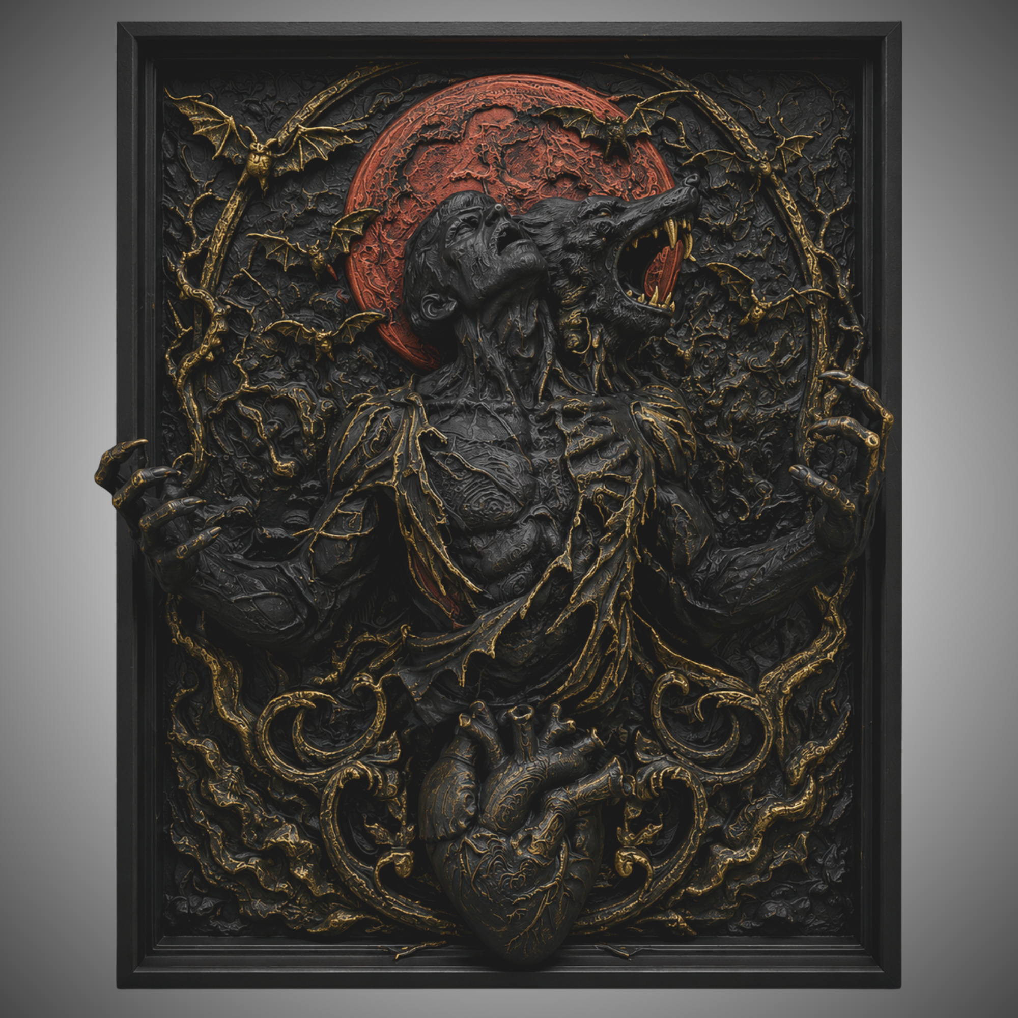 Lycanthrope Transformation - Wall Plaque