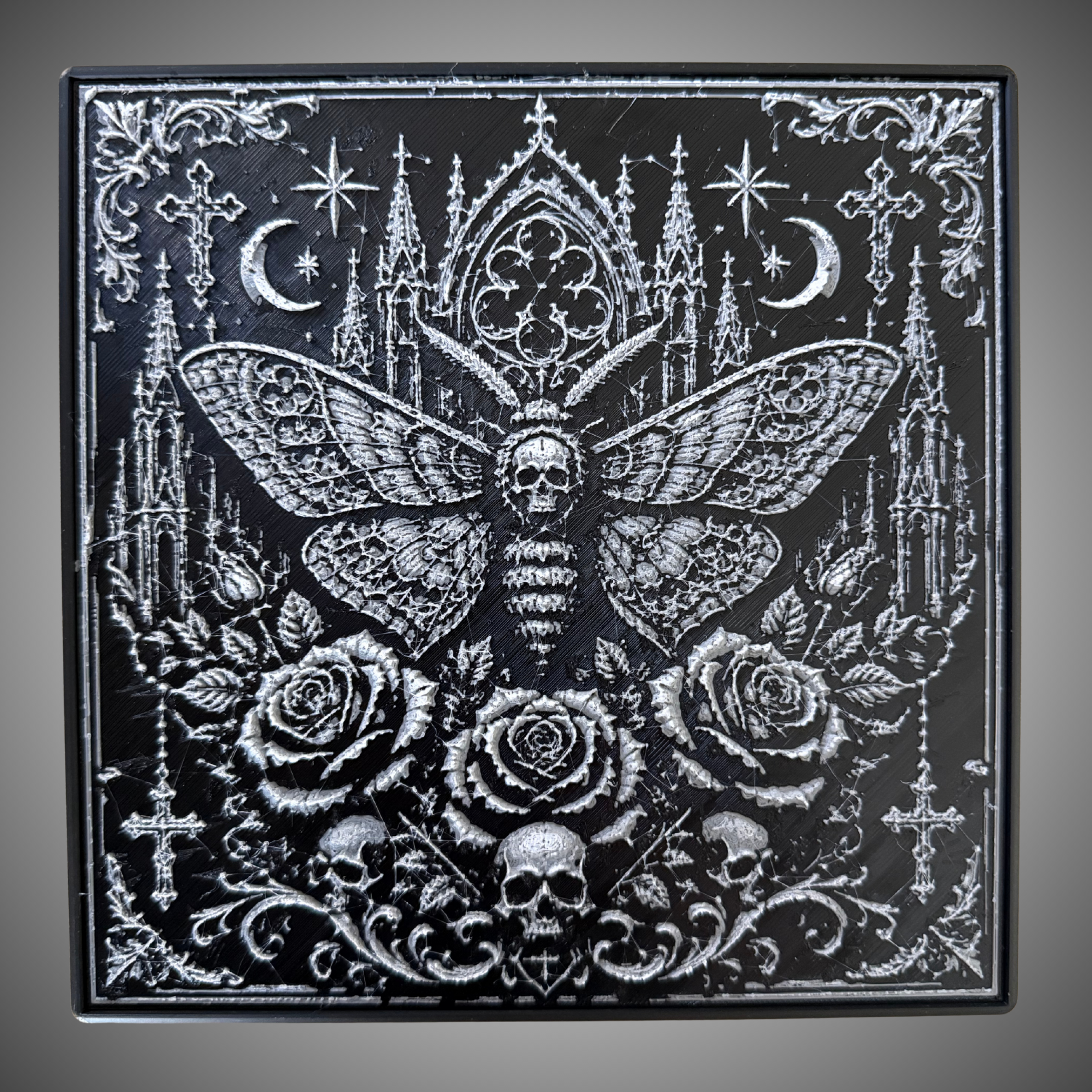 Moth Of Abyss - Wall Plaque