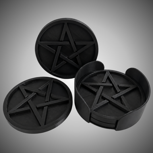 Pentagram Coaster Set